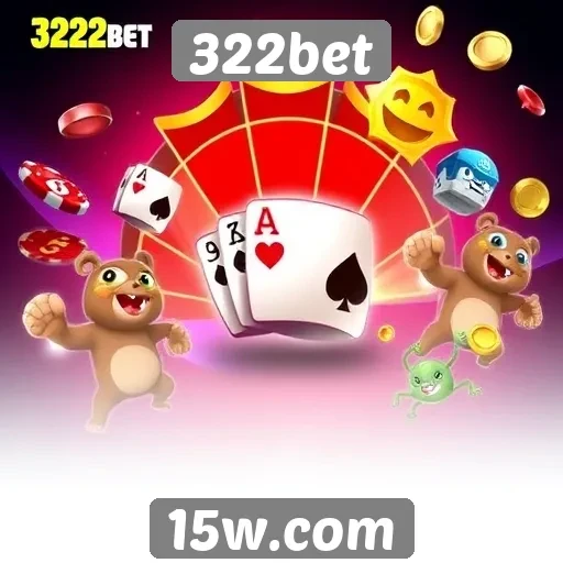 Variedade de jogos disponíveis na plataforma 322bet